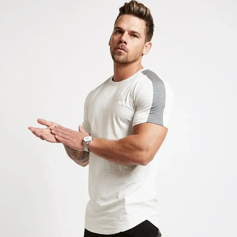 Slim Fit Cotton Gym T-Shirt
